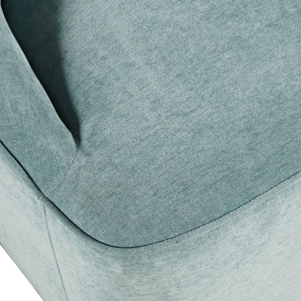 Waltham Lulu Swivel Accent Chair in Teal, , large