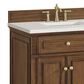 James Martin Vanities Lorelai 72"Double Vanity in Mid-Century Walnut with 3 cm Lime Delight Quartz Top, , large