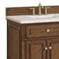 James Martin Vanities Lorelai 72"Double Vanity in Mid-Century Walnut with 3 cm Lime Delight Quartz Top, , large