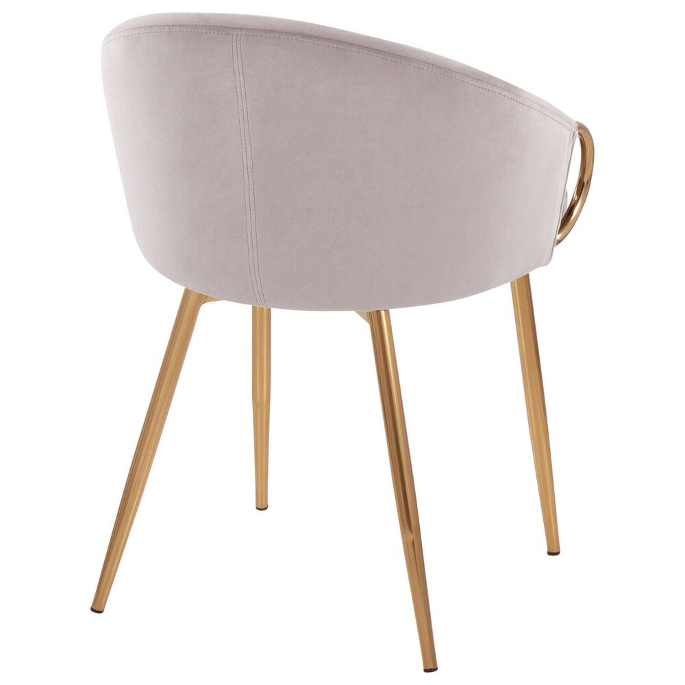 LumiSource Claire Accent Chair in Silver, , large