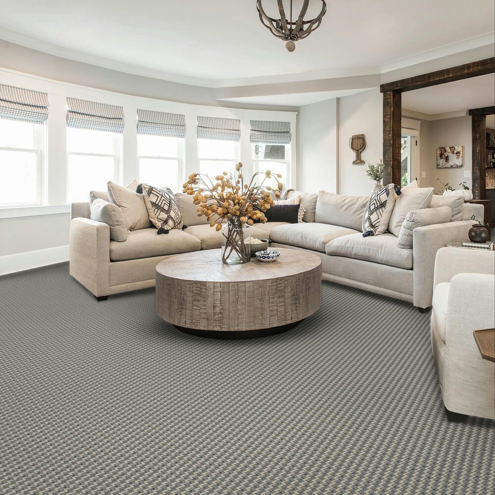 Karastan Escalera Carpet in Azul Frost, , large