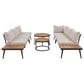 HOMLUX 6-Piece Outdoor Sectional Set in Beige, , large