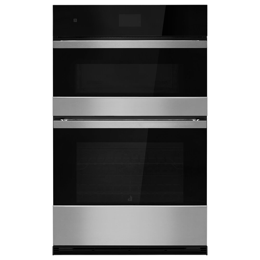Jenn-Air Noir 27" Combination Electric Microwave and Wall Oven in Stainless Steel and Black, , large