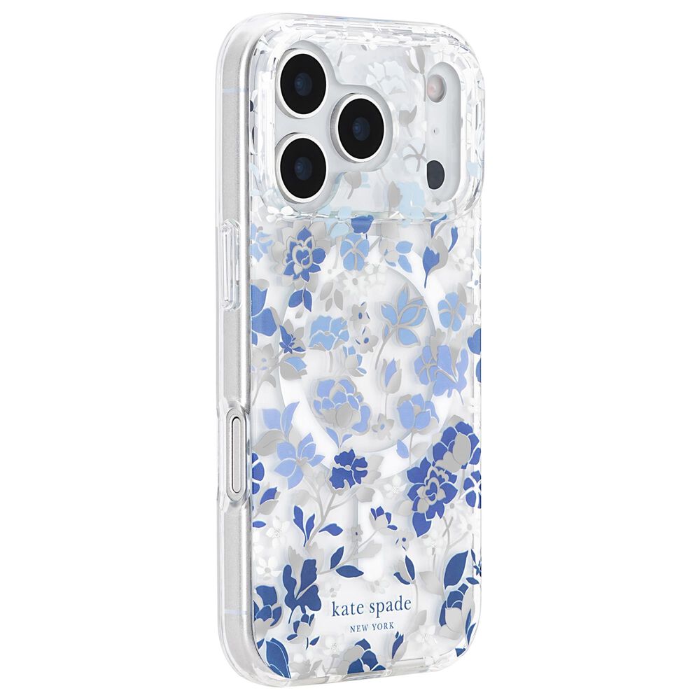Kate Spade Protective MagSafe Case for Apple iPhone 17 Pro in Flowerbed Blue, , large