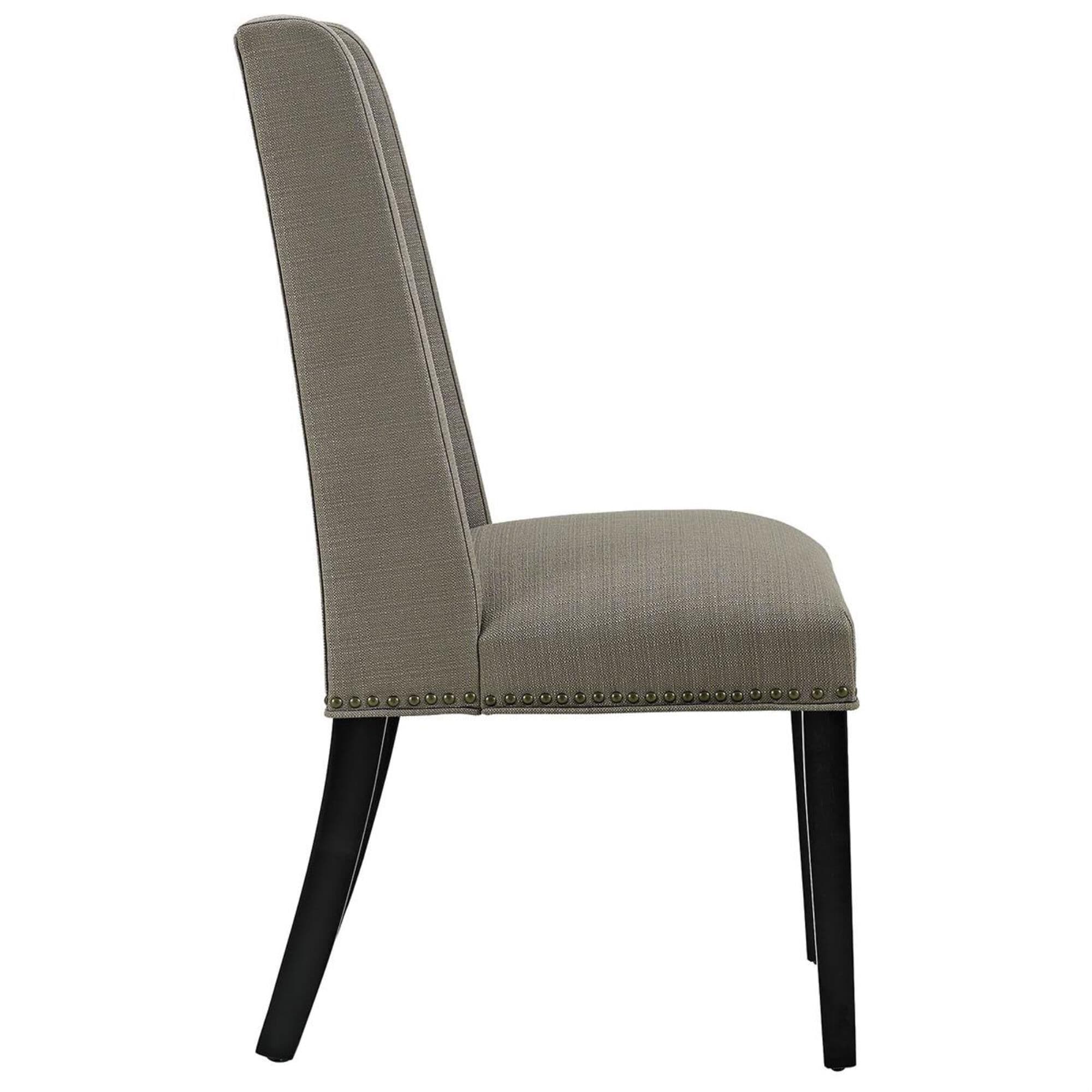 Modway Baron Fabric Dining Chair in Granite NFM