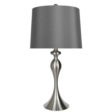 Living Essentials Table Lamp and Shade, , large