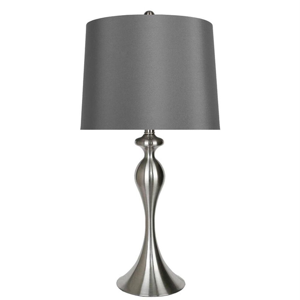 Living Essentials Table Lamp and Shade, , large