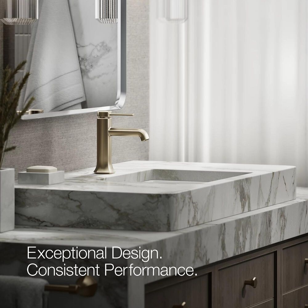 Kohler Occasion Single-Handle Bathroom Sink Faucet in Vibrant Brushed Bronze, , large