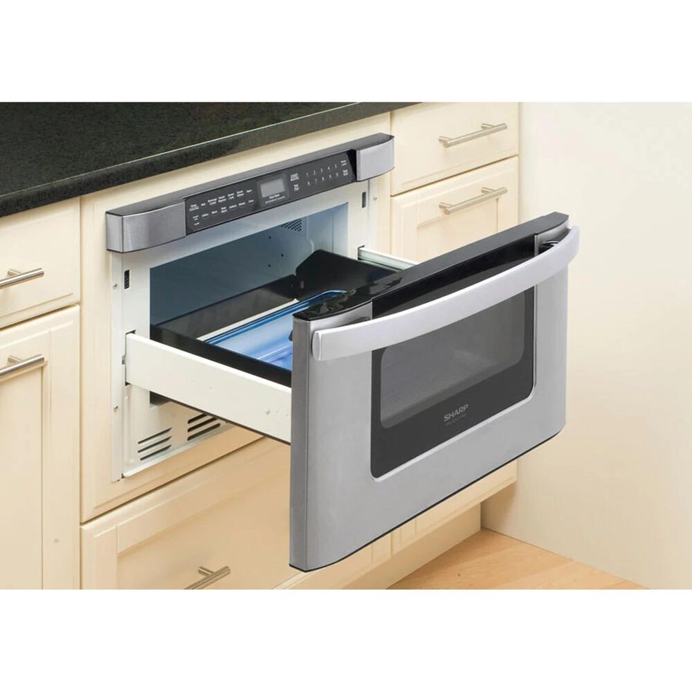 Sharp 24" "Easy Open" Microwave Drawer in Stainless Steel, , large