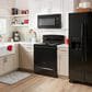 Amana 30" Freestanding Electric Range with Easy-Clean Glass Door in Black, , large