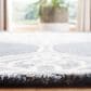 Safavieh Micro-Loop 4" x 6" Grey and Navy Area Rug, , large