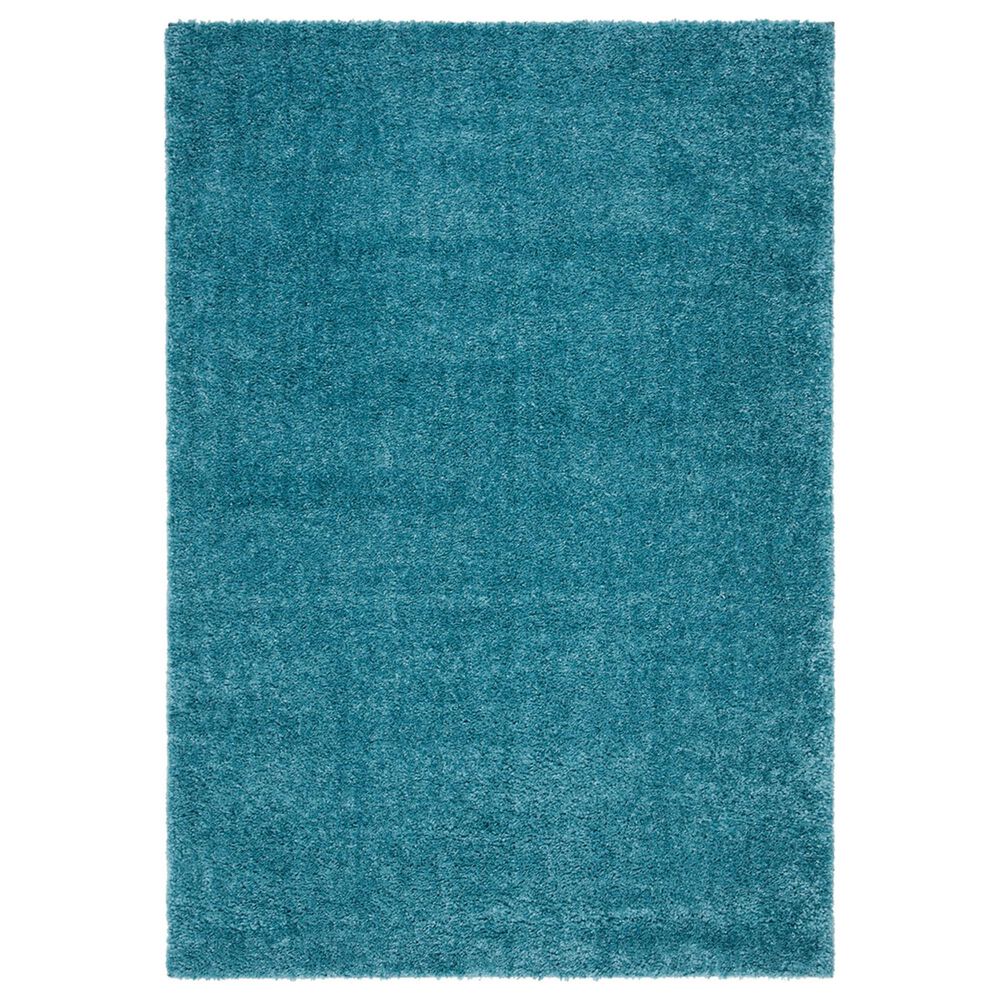 Safavieh August Shag 9" x 12" Turquoise Area Rug, , large