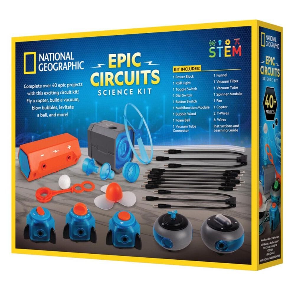 National Geographic Epic Circuits Science Kit, , large