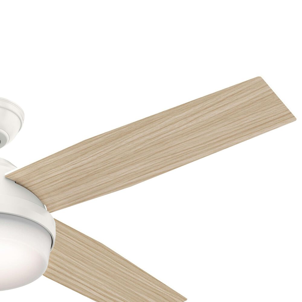 Hunter Dempsey 52&quot; Outdoor Ceiling Fan with Lights in Fresh White, , large