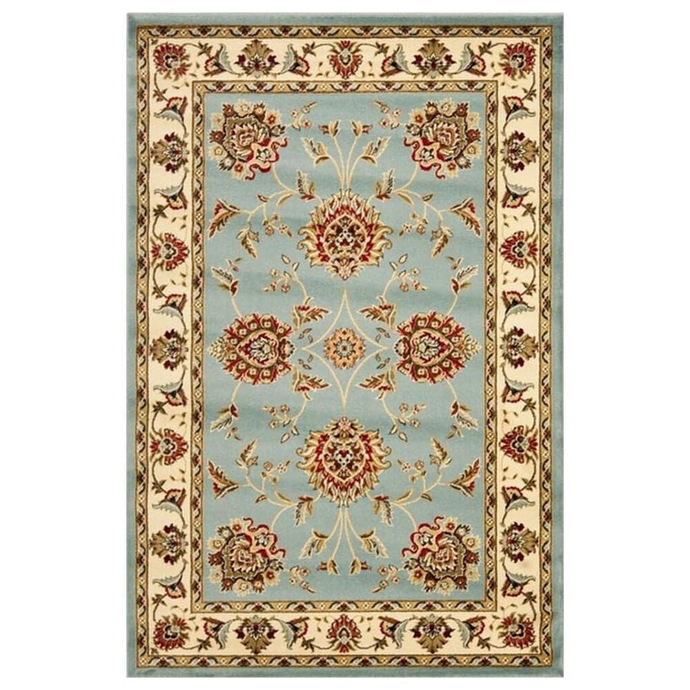 Safavieh Lyndhurst LNH555 4" x 6" Blue and Ivory Area Rug, , large