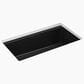 Kohler Billings 32.5" Undermount Single-Bowl Kitchen Sinks in Matte Black, , large