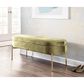 Lumisource Chloe Storage Bench in Green/Gold, , large