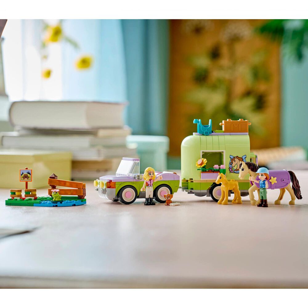 LEGO Friends Horse and Baby Foal with Trailer Building Set, , large