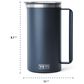 YETI Rambler 64 Oz Pitcher in Big Sky Blue, , large