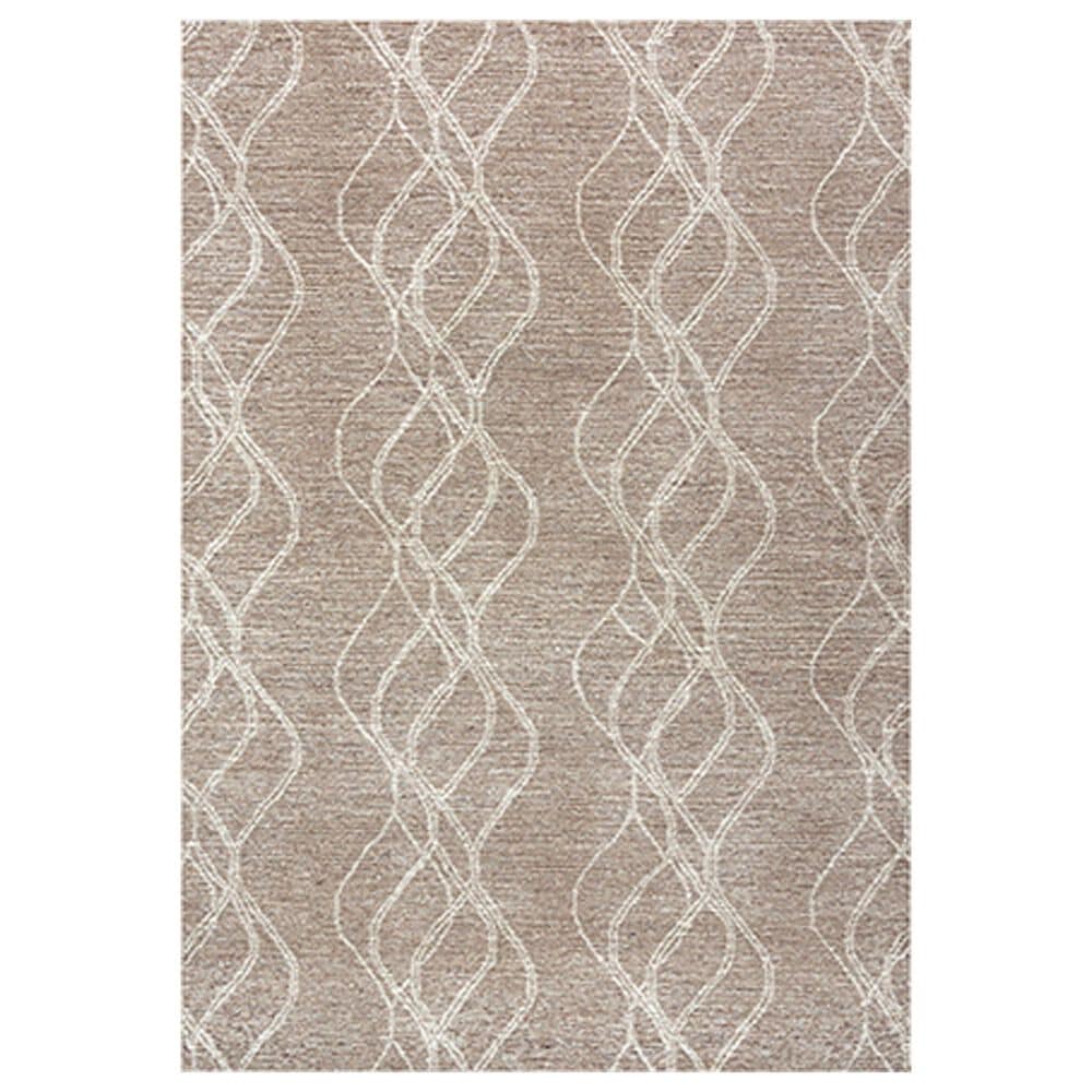 RIZZY Taylor TAY871 5" x 7"6" Brown Area Rug, , large