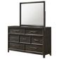 Crown Mark Ethel 5 Piece Queen Bedroom Set in Dark Brown, , large