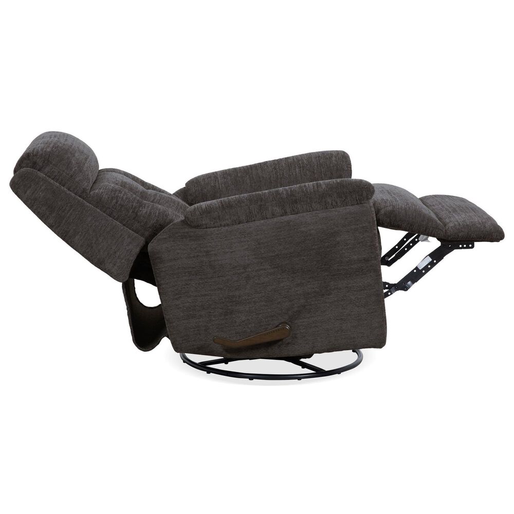 Flexsteel Sophisticated Manual Swivel Gliding Recliner in Steel, , large