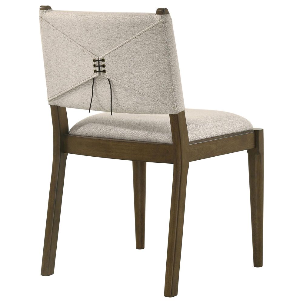 Coaster Ottowa Wood and Upholstered Dining Side Chair in Brown, , large