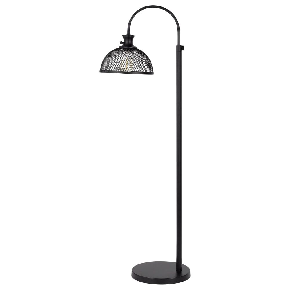 Cal Lighting Lewiston Adjustable Floor Lamp in Black, , large