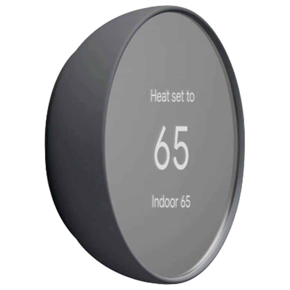 Google Nest Thermostat - Smart Programmable Wi-Fi Thermostat - Charcoal, , large