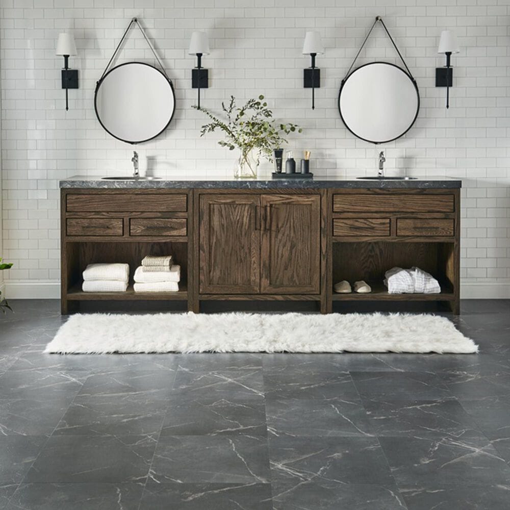 Mannington Adura Flex Tile Baltic Stone Storm 18&quot; x 18&quot; Vinyl Plank, , large