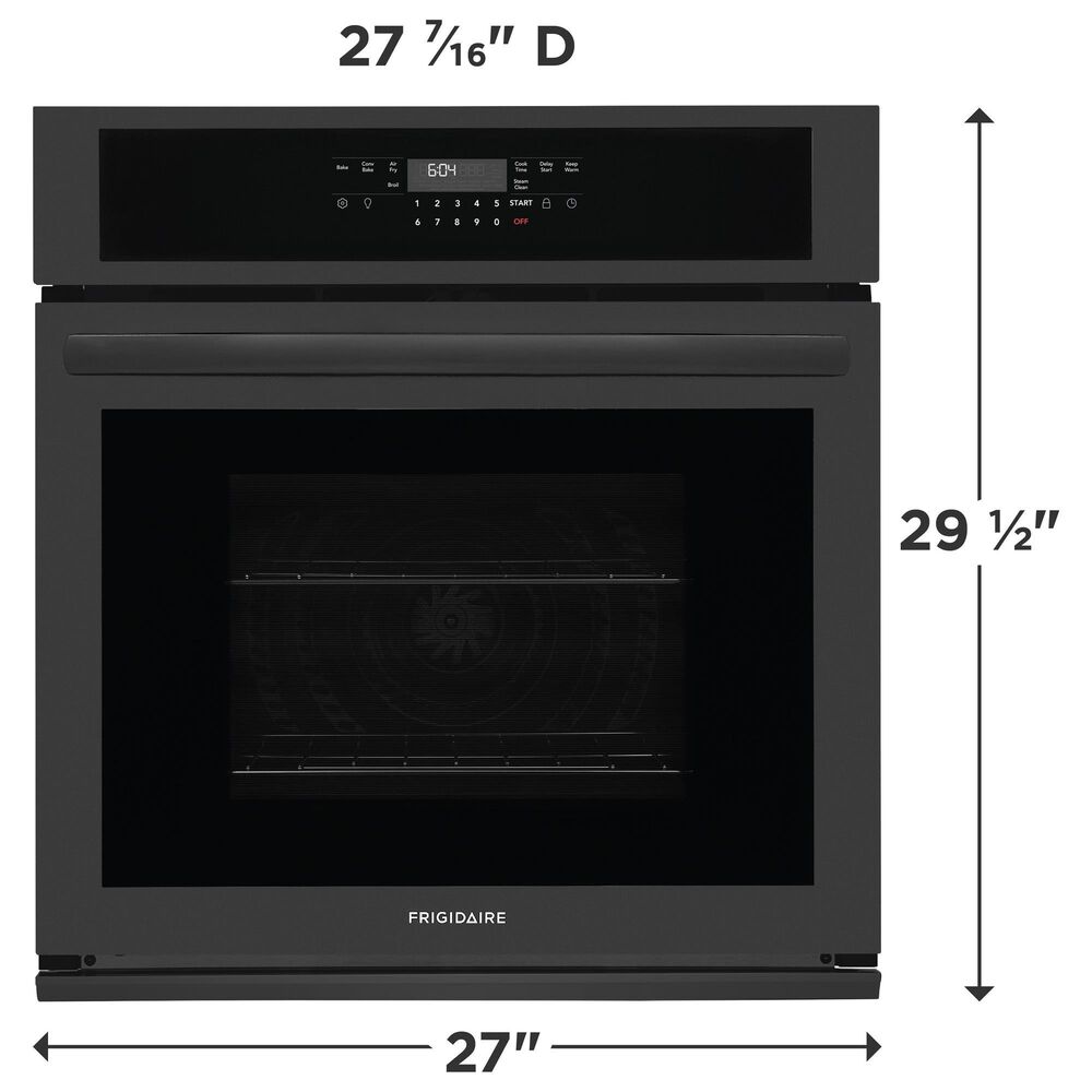 Frigidaire 27" Single Wall Oven with Air Fry in Black, , large