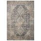 Loloi Indra 7"9" Round Charcoal and Natural Area Rug, , large