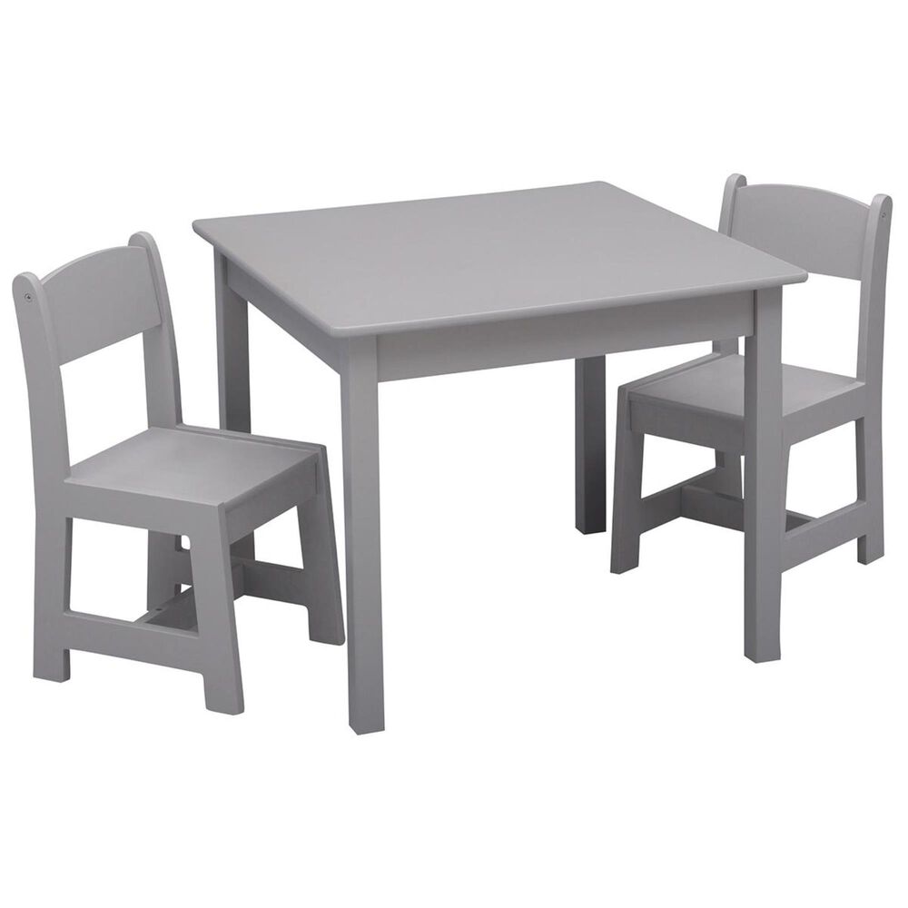 Delta Mysize Table and Chairs in Gray | Nebraska Furniture Mart
