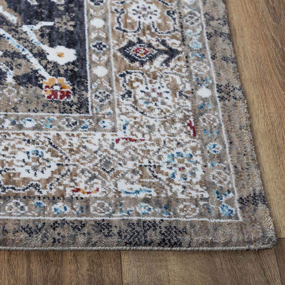 RIZZY Signature 2&#39;6&quot; x 8&#39; Dark Gray Runner, , large