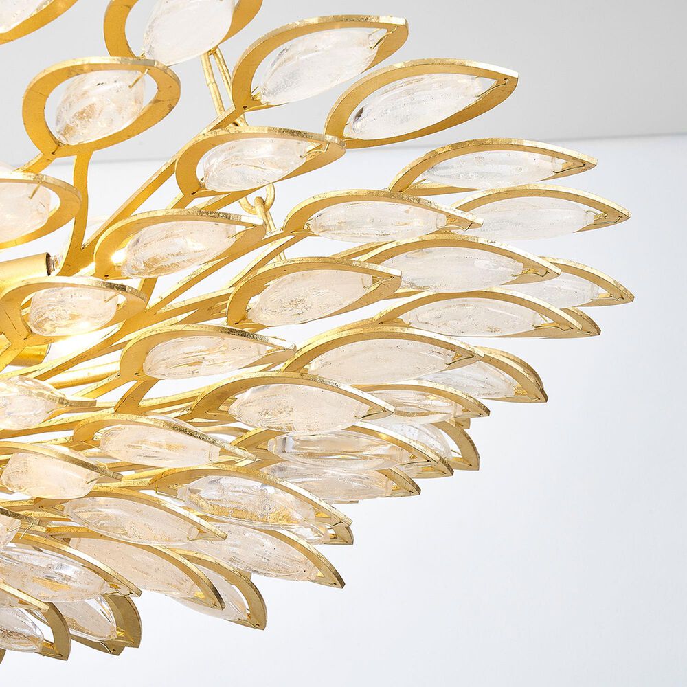 Troy Lighting Vittoria 8-Light Chandelier in Gold Leaf, , large