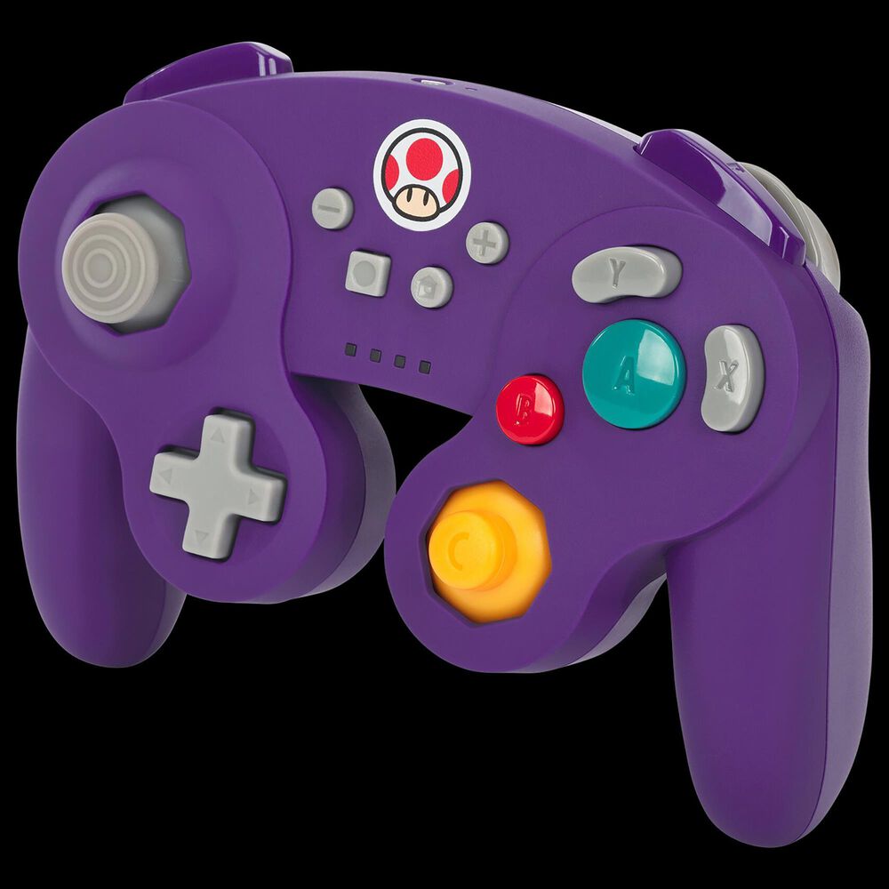 Surge GameCube Style Wireless Controller for Nintendo Switch in Purple Toad, , large