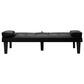 HOMLUX 65" Futon Sleeper Sofa Bed with Adjustable Backrest and Cup Holders in Black, , large