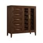 Intercon Marlow 5-Drawer Gentlemans Chest in Sable, , large
