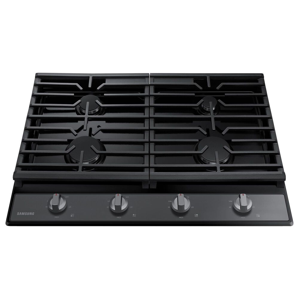 Samsung 30&quot; Gas Cooktop 4 Burner in Black Stainless Steel, , large