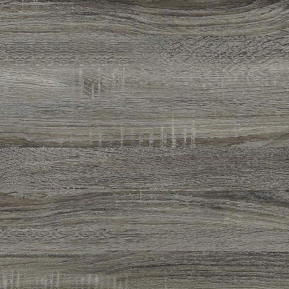 HOMLUX 2-Tier End Table in French Oak Grey and Black, , large