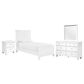 Ashley Fortman 4-Piece Twin Bedroom Set in White, , large