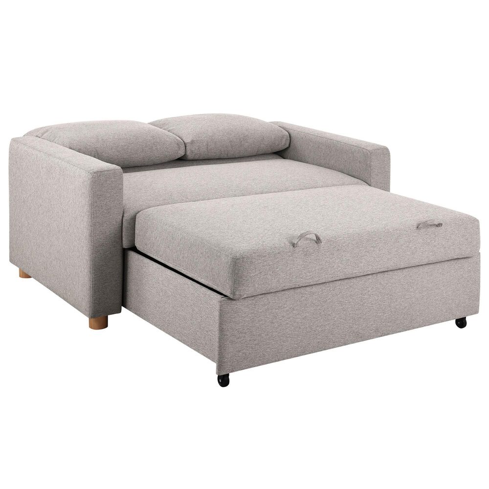 Lifestyle Solutions Tyler Convertible Sofa in Light Grey, , large