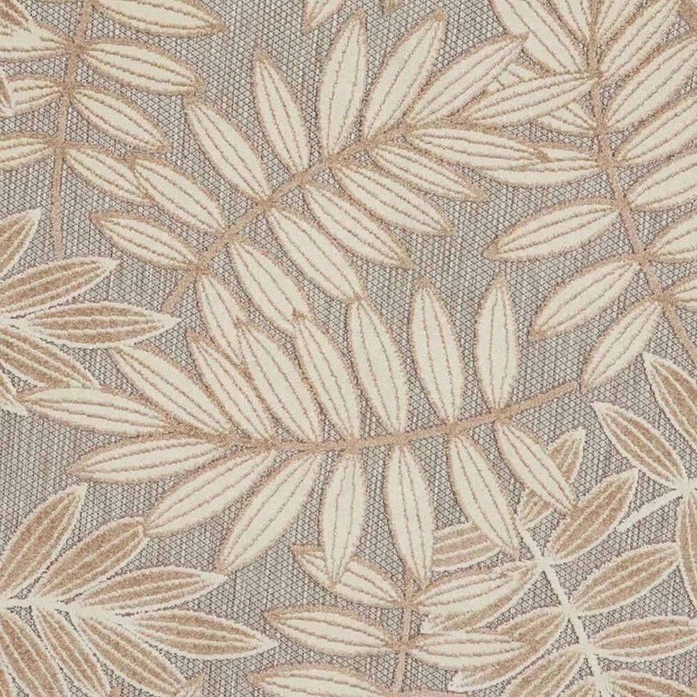 Nourison Aloha Tropical 4&#39; Round Natural Indoor/Outdoor Area Rug, , large