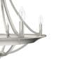 Hunter Perch Point 24" 5-Light Chandelier in Brushed Nickel, , large