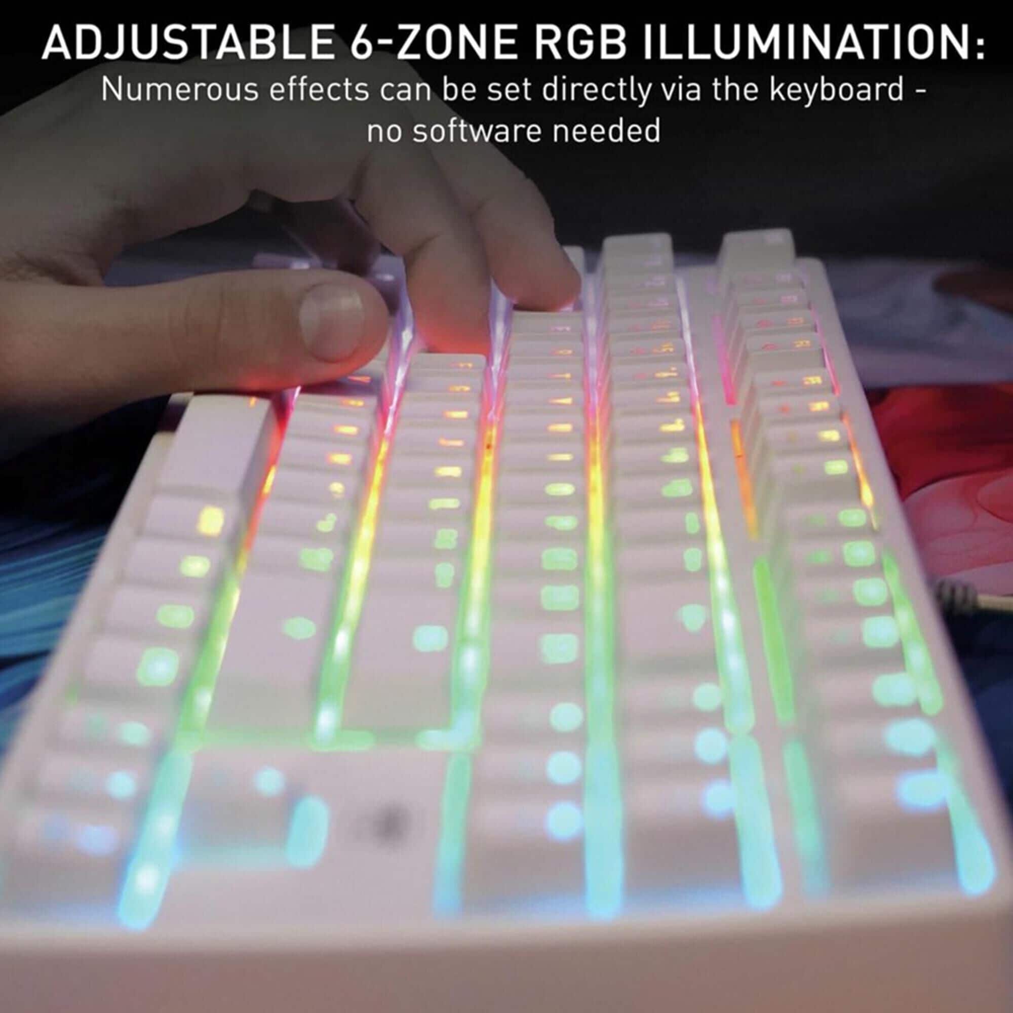 Cherry K4V2 TKL Gaming Keyboard in White
