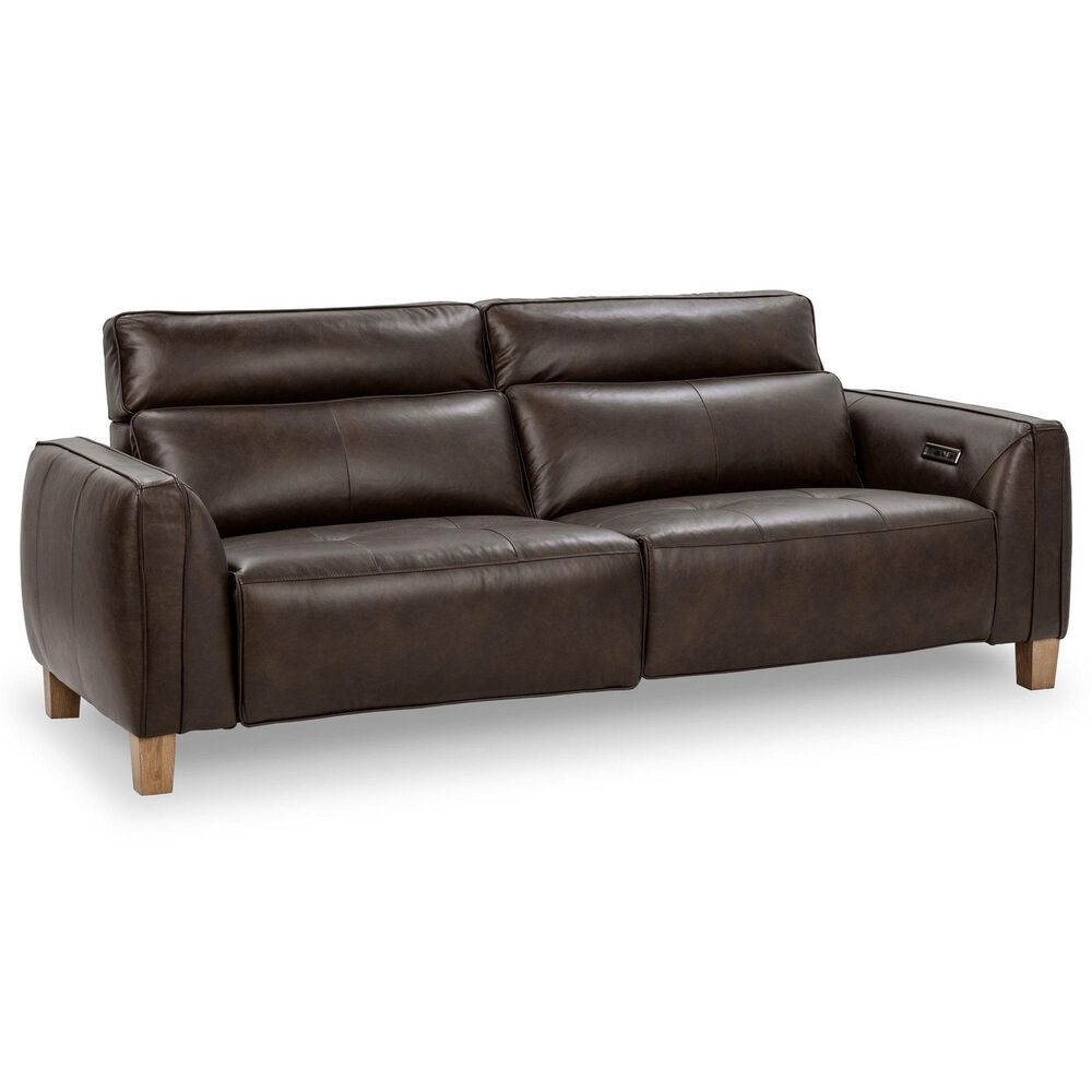 Classic Home Conway Right Arm Facing Power Recliner Chair in Brown, , large