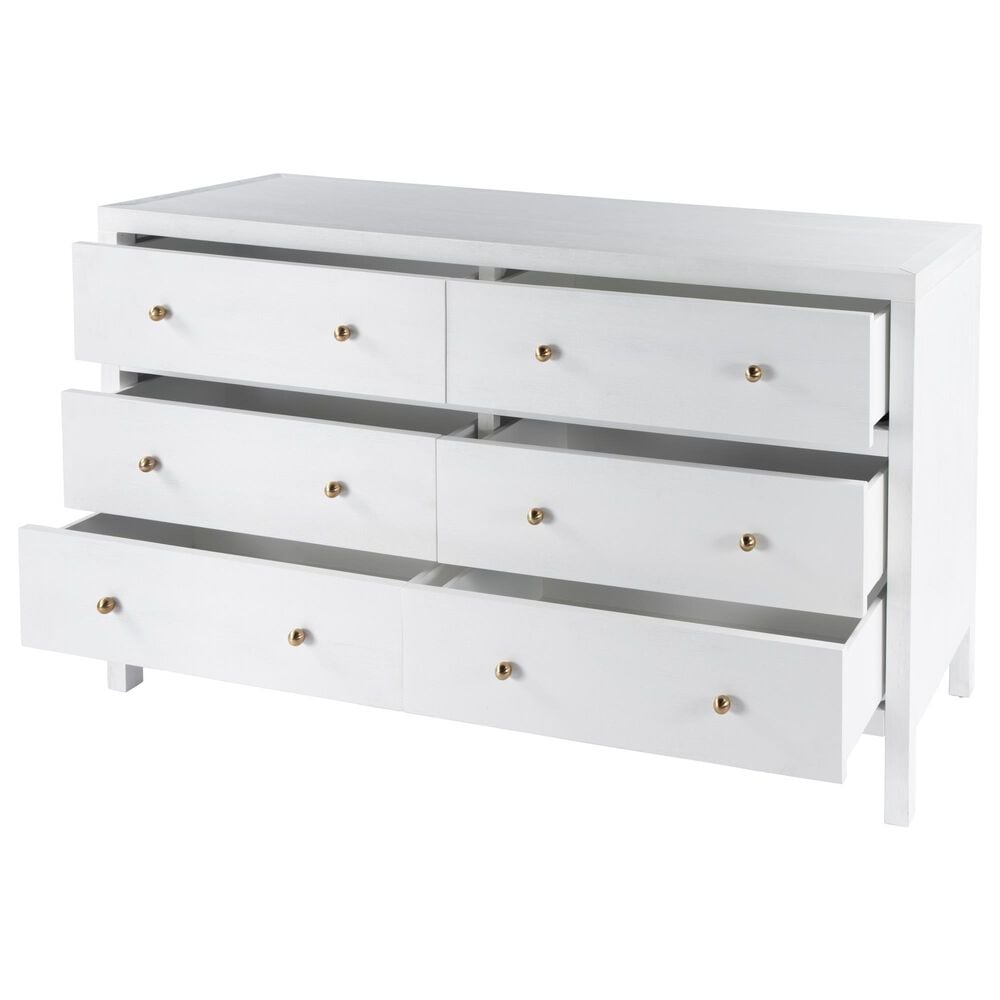 Butler Specialty Company Nora 6-Drawer Dresser in White, , large