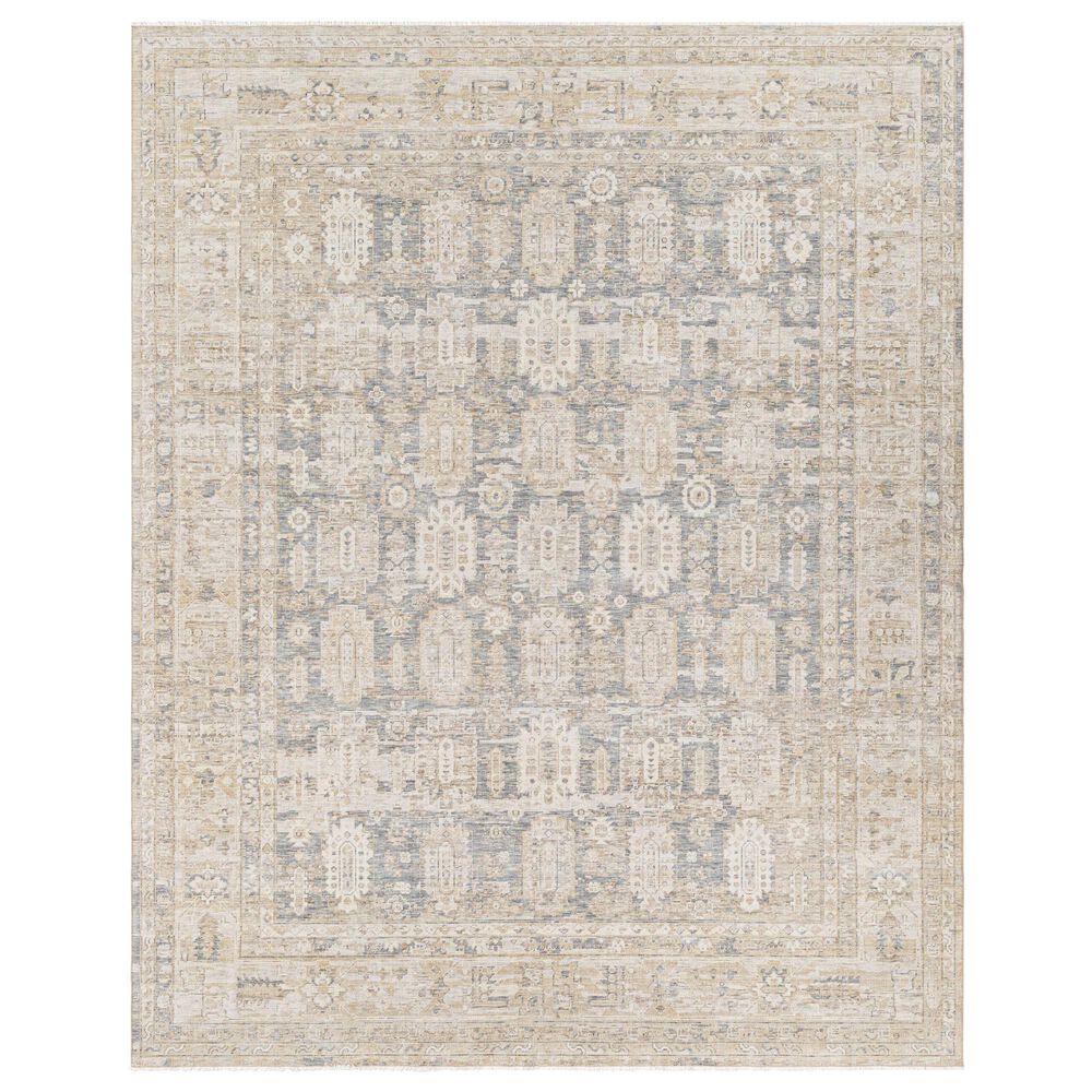 Surya Once Upon a Time Tan, Gray, Light Gray, Ivory and Light Brown 7"10" x 9"10" Area Rug, , large