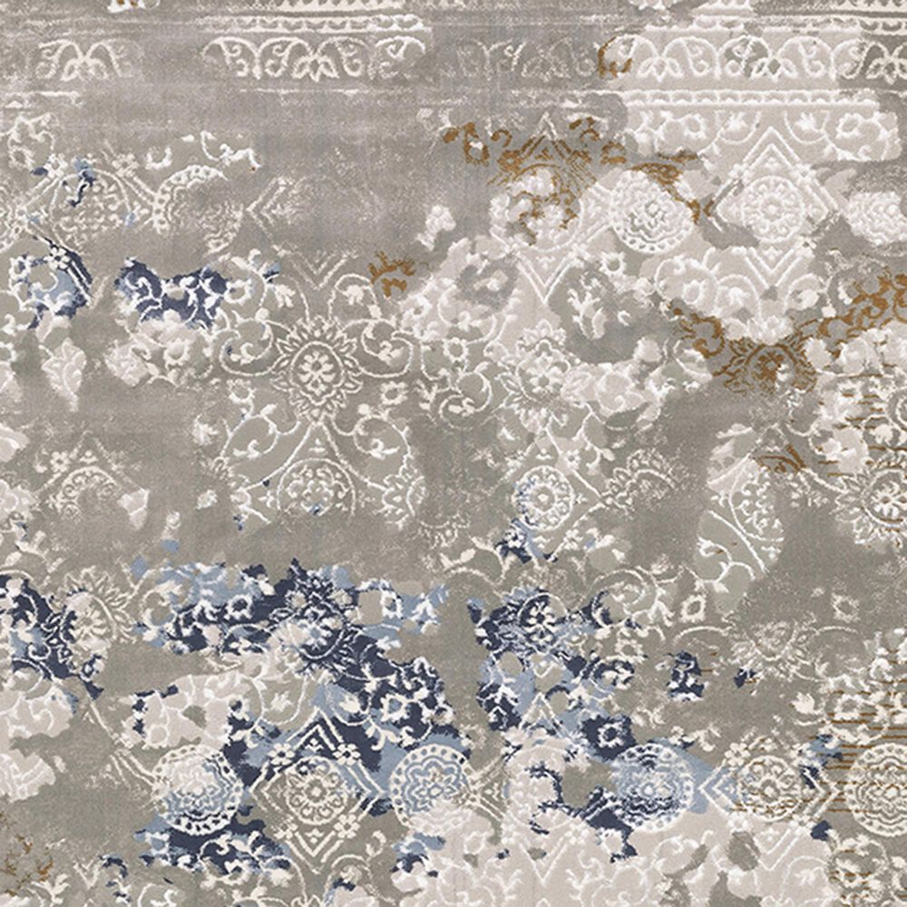 Oriental Weavers Easton Hidden Objects 2&#39;3&quot; x 7&#39;6&quot; Grey Runner, , large