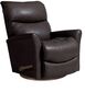 La-Z-Boy Rowan Leather Manual Rocker Recliner in Dark Brown, , large